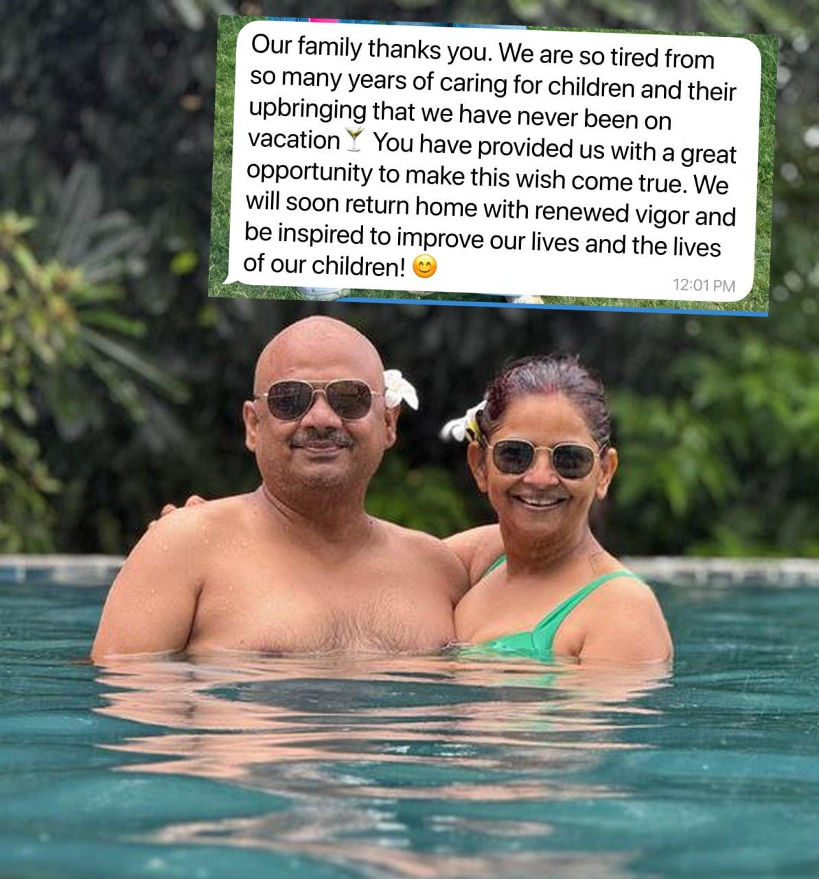 Participant family testimonial